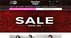 Desktop Screenshot of numbereightclothing.com